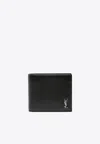 Saint Laurent Tiny Cassandre Wallet In Black