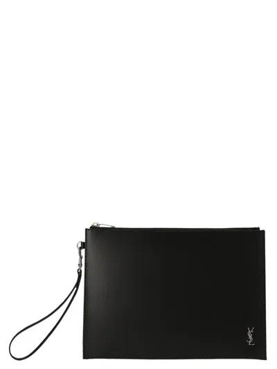 Saint Laurent Tiny Cassandre Hi-tech Black