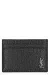 SAINT LAURENT SAINT LAURENT TINY CASSANDRE LEATHER CARD HOLDER