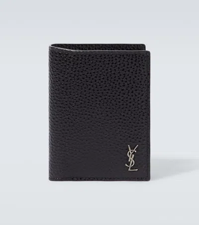 Saint Laurent Monogram Wallet In Black