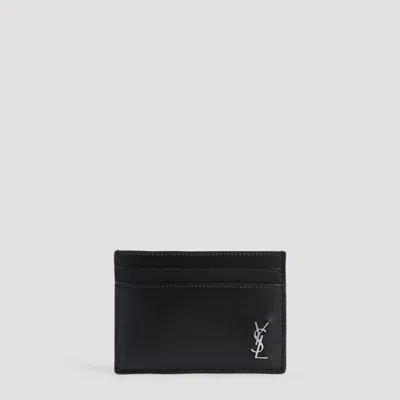 Saint Laurent Tiny Cassandre Wallet In Black