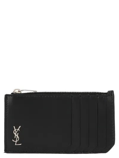 SAINT LAURENT SAINT LAURENT 'TINY MONOGRAM' CARDHOLDER