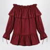 Saint Laurent Cotton Twill Mini Dress