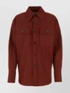 Saint Laurent Tiziano Red Cotton Shirt