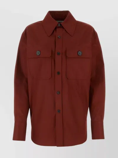SAINT LAURENT TIZIANO SHIRT COTTON CHEST POCKETS