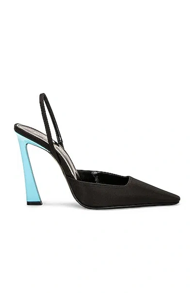 Saint Laurent Tom Slingback Pump In Black  