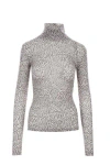 Saint Laurent Women's Printed Wool Top