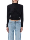 Saint Laurent Top In Black