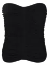 SAINT LAURENT SAINT LAURENT BLACK VISCOSE BUSTIER