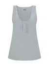 Saint Laurent Top In Blanc