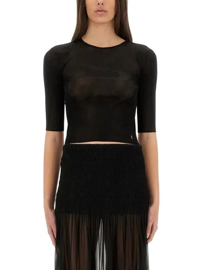 Saint Laurent Top "cassandras" In Black