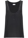 Saint Laurent Top Grey