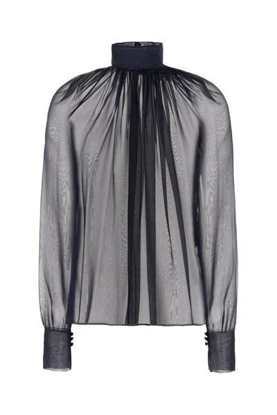 Saint Laurent Top In Midnight Blue