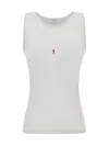 Saint Laurent Top In Rouge
