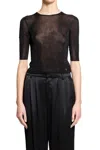 Saint Laurent Tops In Black
