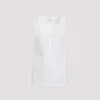 Saint Laurent Semi-sheer Henley Tank Top