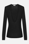 Saint Laurent Top In Black