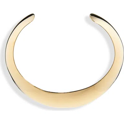 Saint Laurent Torque Necklace In Gold