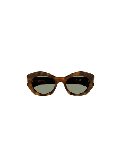 SAINT LAURENT SAINT LAURENT EYEWEAR CAT-EYE FRAME SUNGLASSES