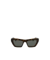 Saint Laurent Tortoiseshell-effect Cat-eye Frame Sunglasses In Black