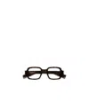 Saint Laurent Tortoiseshell-effect Glasses In Deep Havana