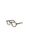 Saint Laurent Tortoiseshell-effect Square-frame Glasses In Black