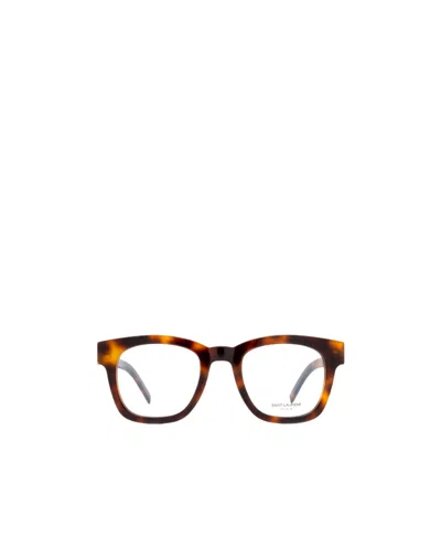 Saint Laurent Tortoiseshell Oversized-frame Glasses In White