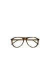 Saint Laurent Tortoiseshell Pilot-frame Sunglasses In Brown