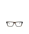 Saint Laurent Tortoiseshell Square-frame Glasses In Black