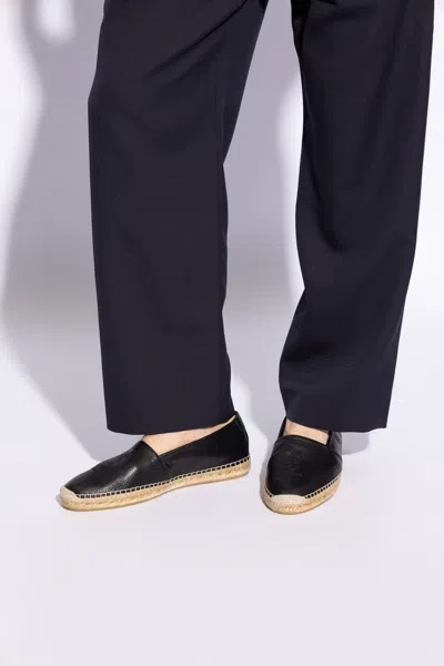 Saint Laurent ‘toscano' Espadrilles With Logo In Black