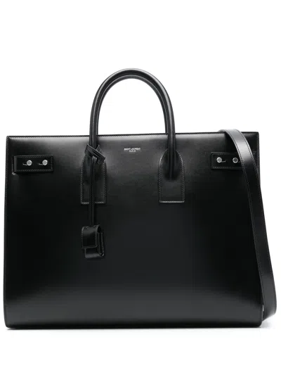 Saint Laurent Sac De Jour Top Handle Bag In Black