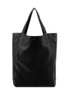 Saint Laurent Men's Ysl Shopping Tote Bag In Black