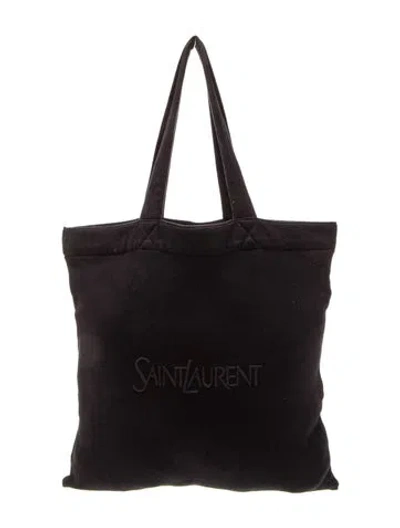 Pre-owned Saint Laurent Tote In Black