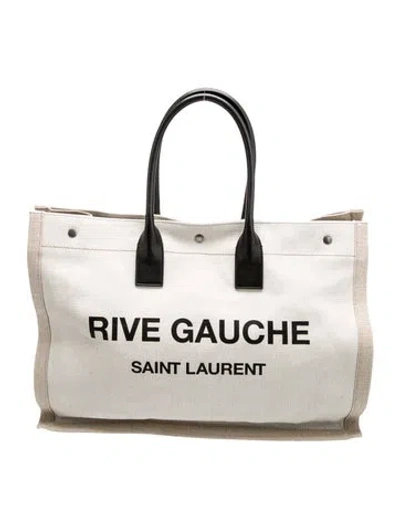 Pre-owned Saint Laurent Tote In Neutral