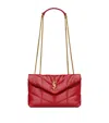 Saint Laurent Mini Puffer Toy Shouder Bag In Pink