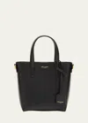 Saint Laurent Toy Shopping Leather Tote In Black