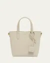 Saint Laurent Toy Leather Shopping Tote Bag In Neutral