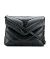 Saint Laurent Toy Lou Lou Matelassé Y Bag In Black