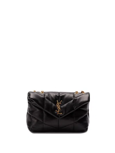 Saint Laurent `puffer` Toy Bag In Black  