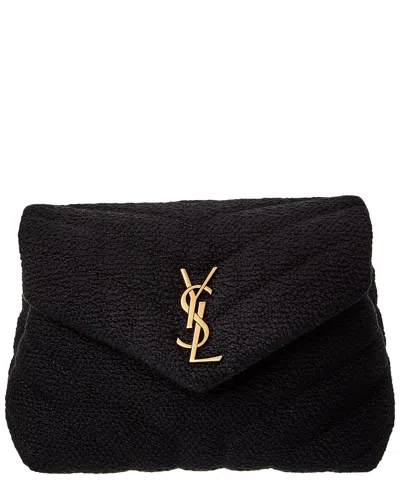 Saint Laurent Toy Loulou Tweed Shoulder Bag (authentic )