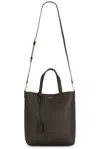 Saint Laurent Toy North South Shopping Bag In Light Musk