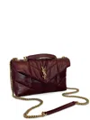 Saint Laurent Toy Puffer Quilted Chain-strap Shoulder Bag In Red