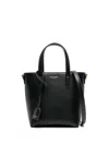 Saint Laurent Toy Shopping Leather Tote In Black