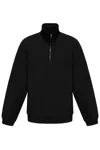 Saint Laurent Track Jacket In Nero