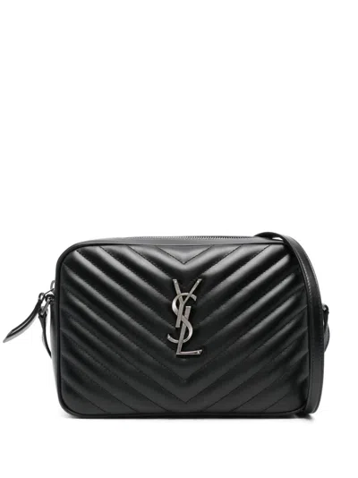 Saint Laurent Transform Your Everyday Look With This Luxurious Black Quilted Crossbody Handbag In Nero