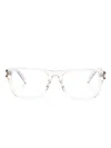 Saint Laurent Transparent Sl 616 Glasses In White