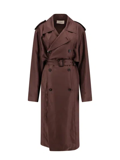 Saint Laurent Trench In Brown