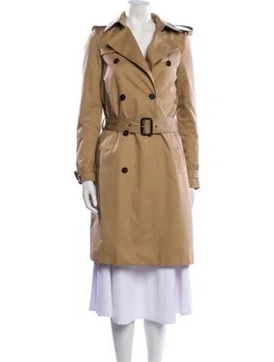 Pre-owned Saint Laurent Trench Coat In Brown