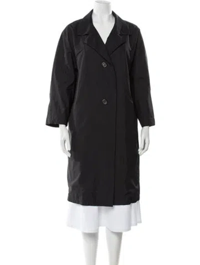 Pre-owned Saint Laurent Trench Coat In Gray