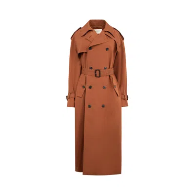Pre-owned Saint Laurent Trench Coat 'mocha' | Brown | Women's Size 36